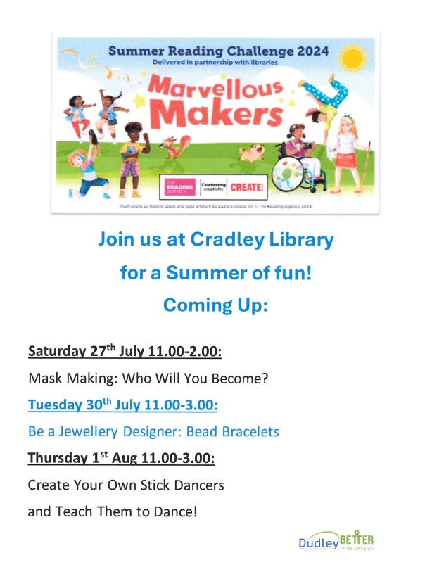Cradley Library - Mask Making